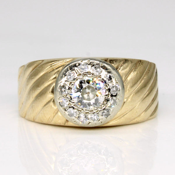 Illusion Set Diamond Ring | 0.35ctw | SZ 5.5 |