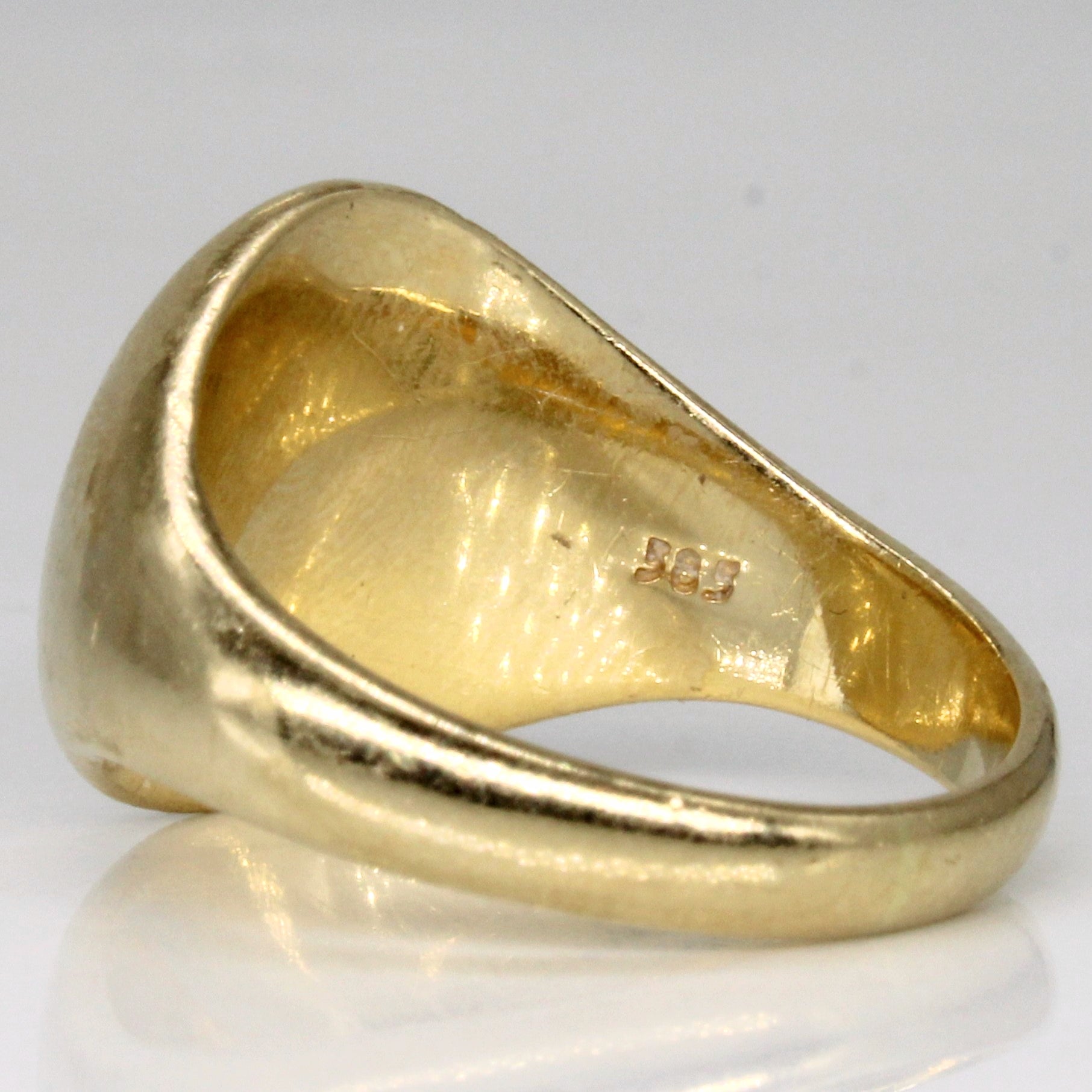 14k Yellow Gold Initial Ring | SZ 9.75 |
