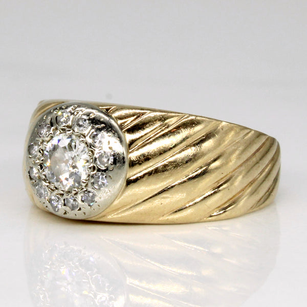 Illusion Set Diamond Ring | 0.35ctw | SZ 5.5 |