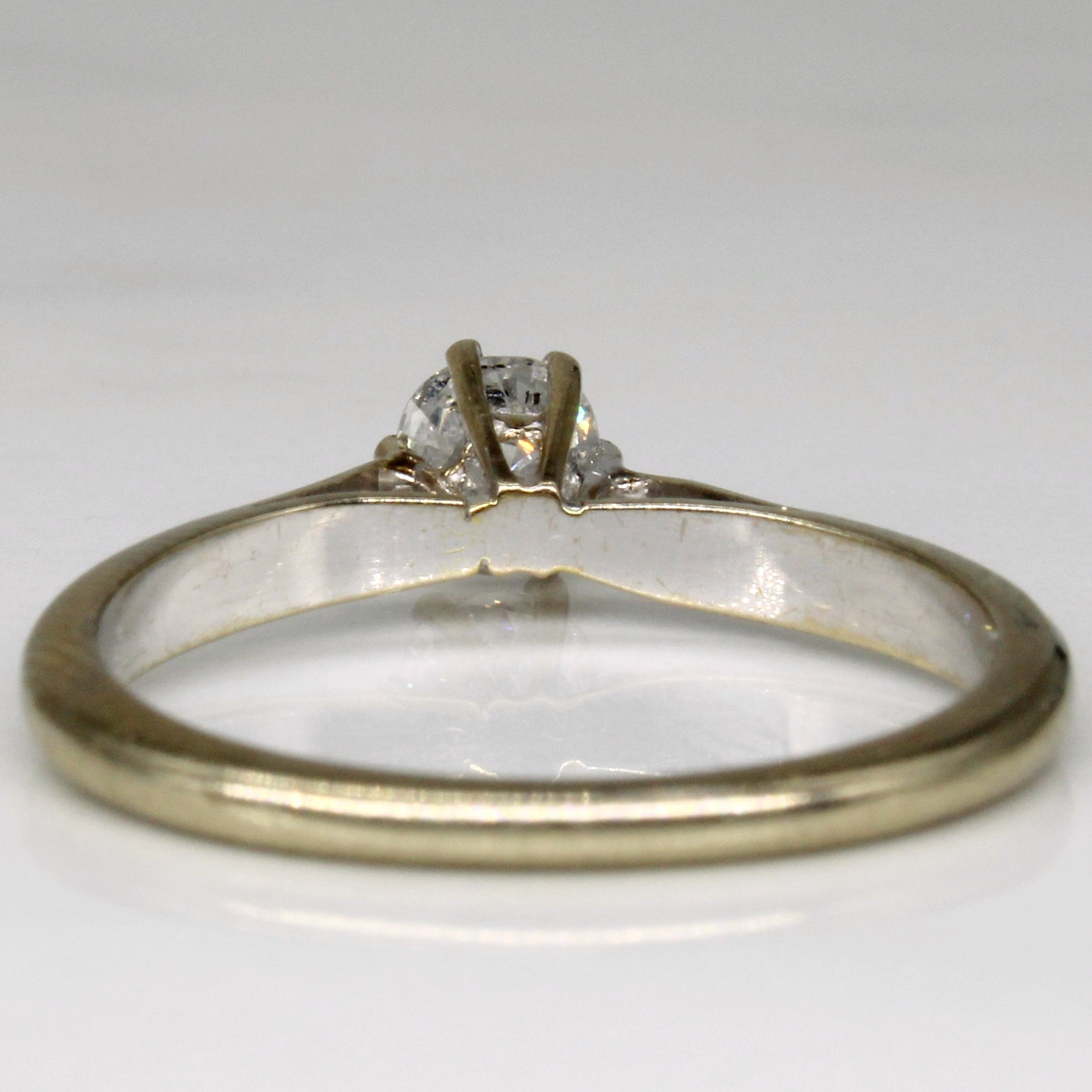 European Cut Diamond Engagement Ring | 0.28ct | SZ 6.5 |