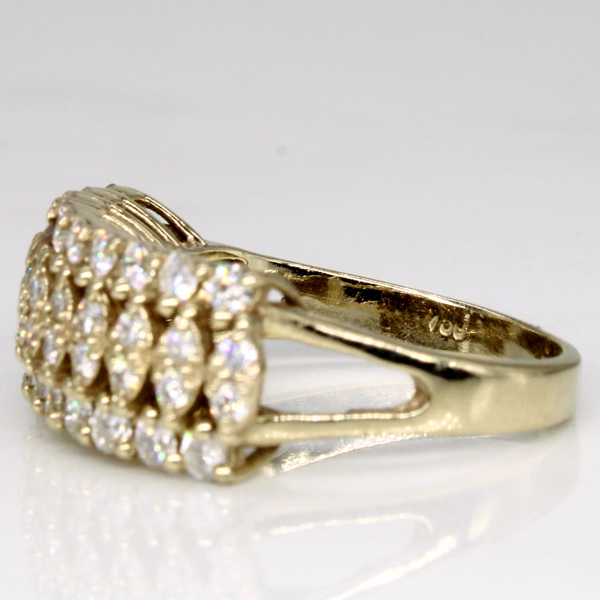 Diamond Cocktail Ring | 0.62ctw | SZ 4.5 |