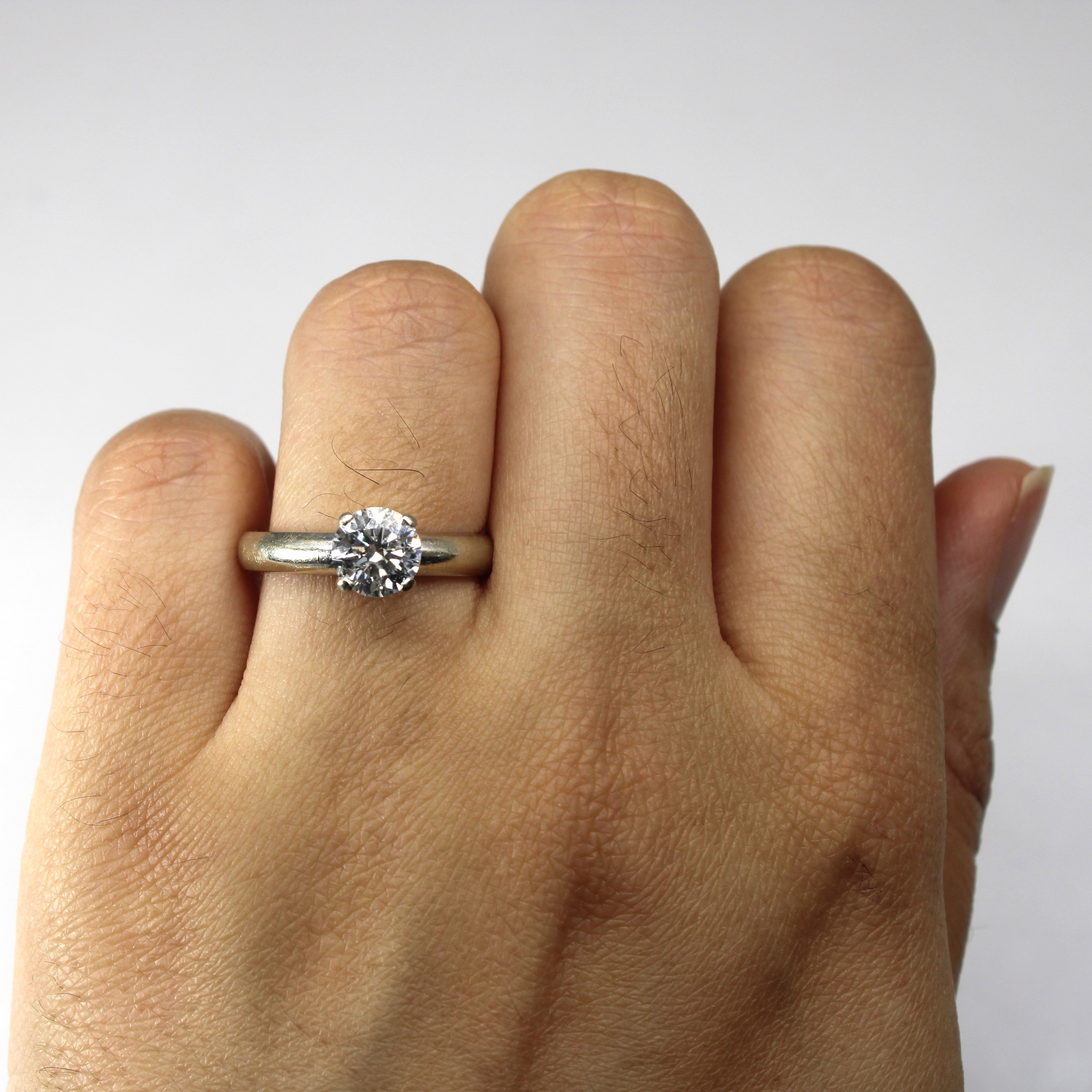 Solitaire Diamond Engagement Ring | 1.10ct I1/I2 I | SZ 6.5 |