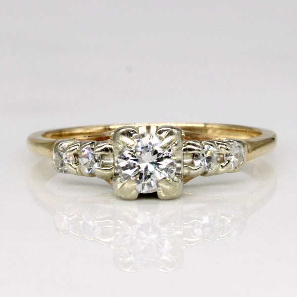 Vintage Diamond Ring | 0.27ctw | SZ 5 |