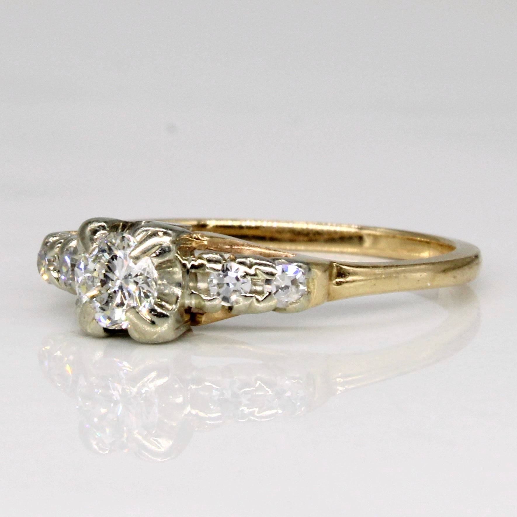 Vintage Diamond Ring | 0.27ctw | SZ 5 |