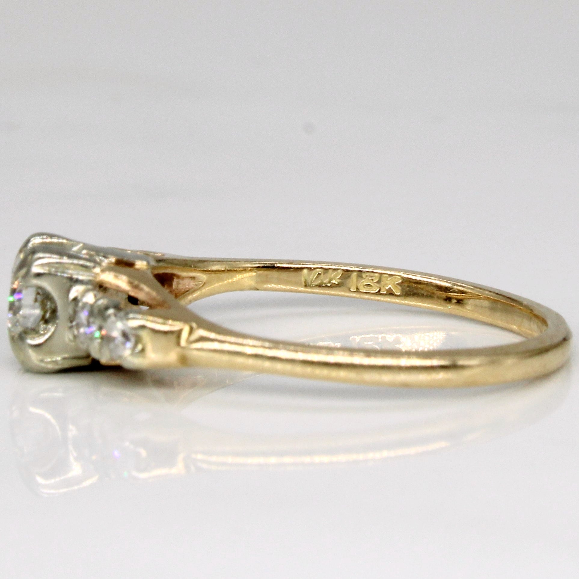 Vintage Diamond Ring | 0.27ctw | SZ 5 |