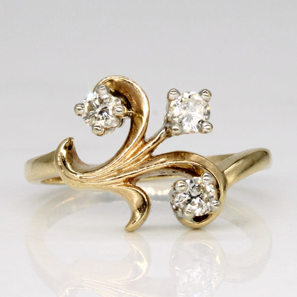 Diamond Cocktail Ring | 0.25ctw | SZ 6.25 |