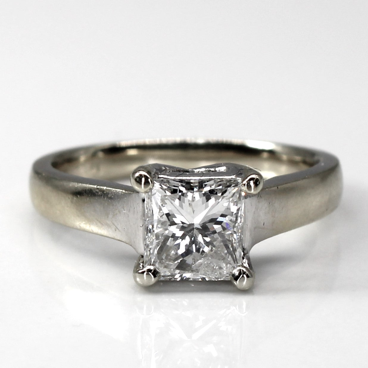 Solitaire Princess Diamond Ring | 1.00ct I1 G | SZ 5 |