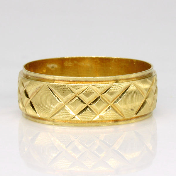 18k Yellow Gold Ring | SZ 9 |