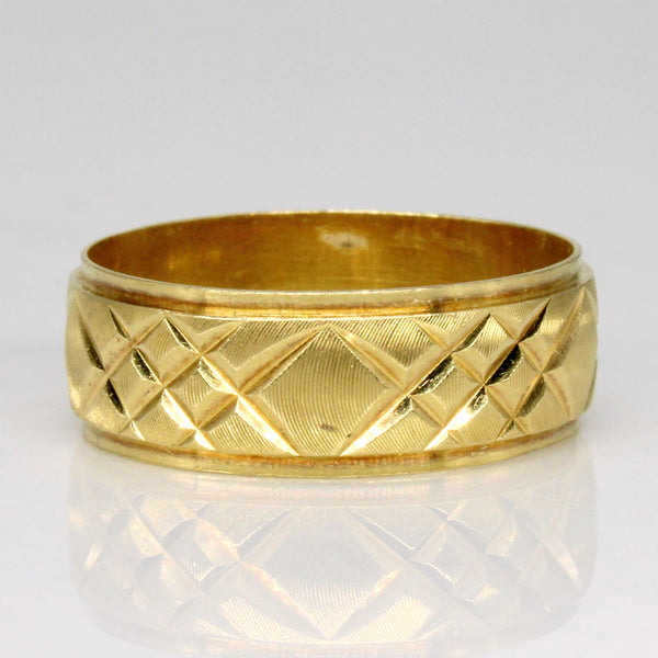 18k Yellow Gold Ring | SZ 9 |