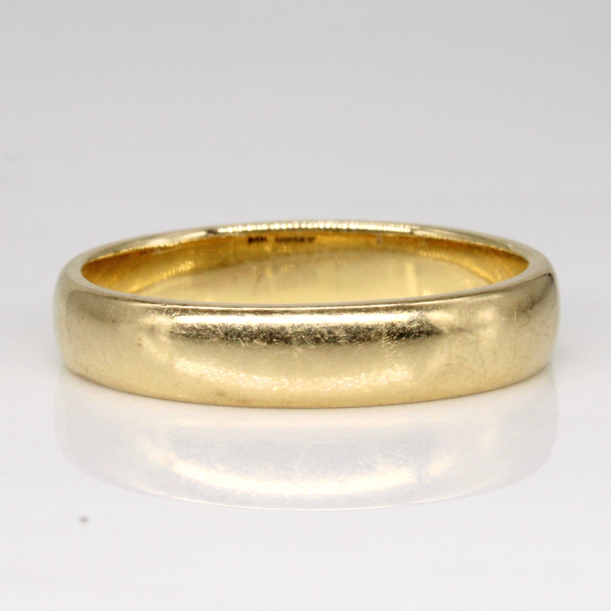 14k Yellow Gold Wedding Band | SZ 10.25 |