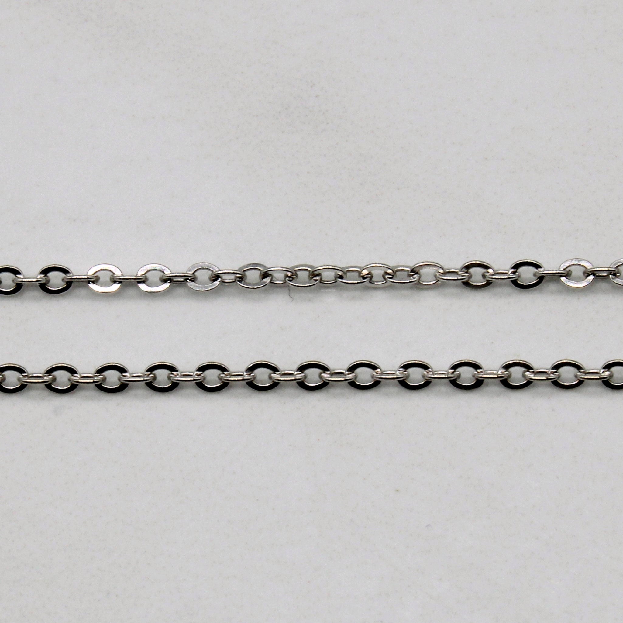 Solitaire Diamond Pendant Necklace | 0.13ct | 16" |