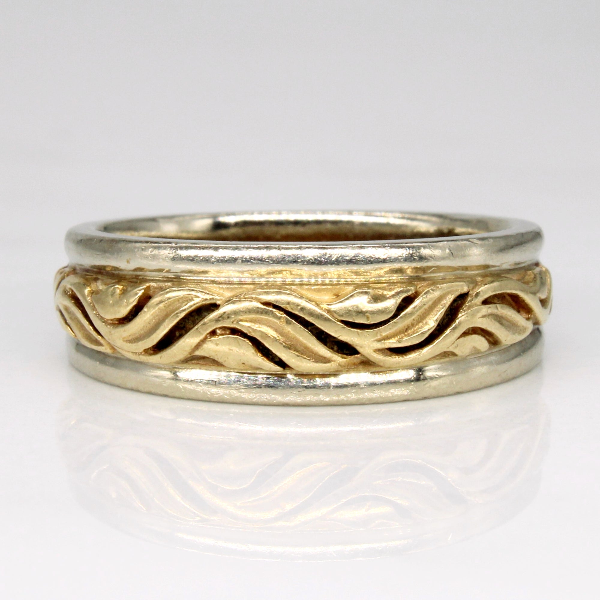 10k Two Tone Gold Ring | SZ 9.5 |