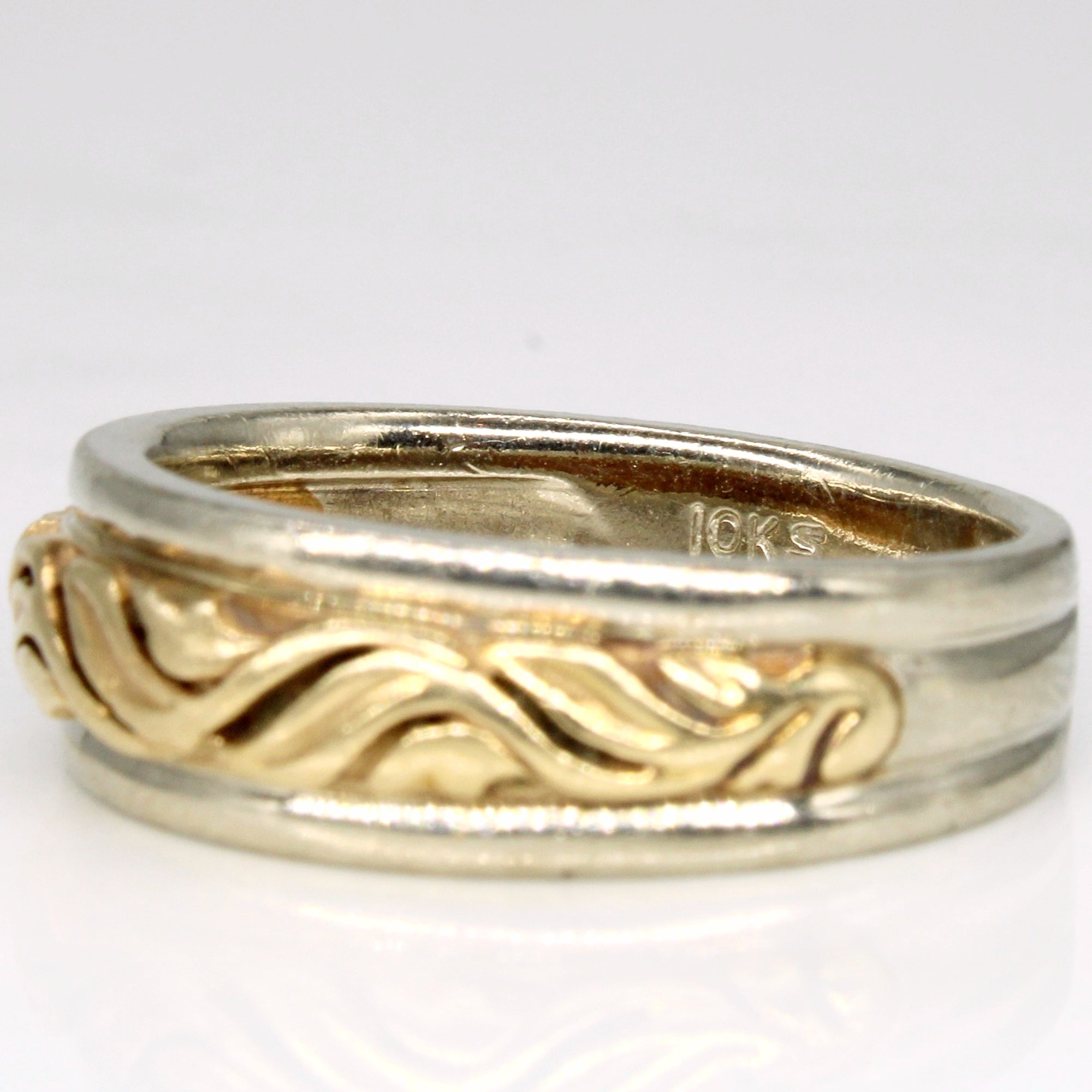 10k Two Tone Gold Ring | SZ 9.5 |