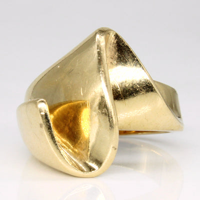 14k Yellow Gold Cocktail Ring | SZ 6.25 |