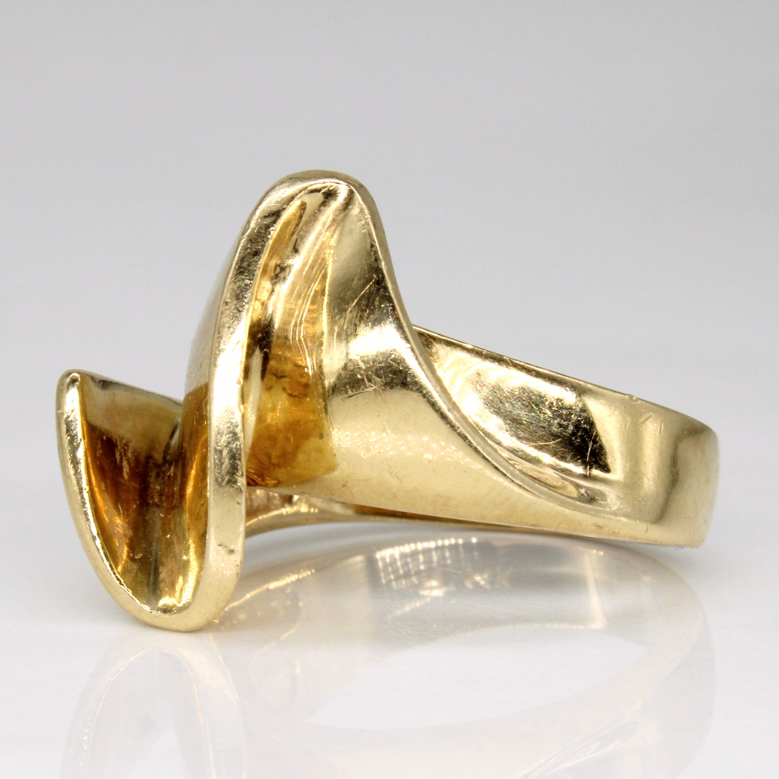 14k Yellow Gold Cocktail Ring | SZ 6.25 |