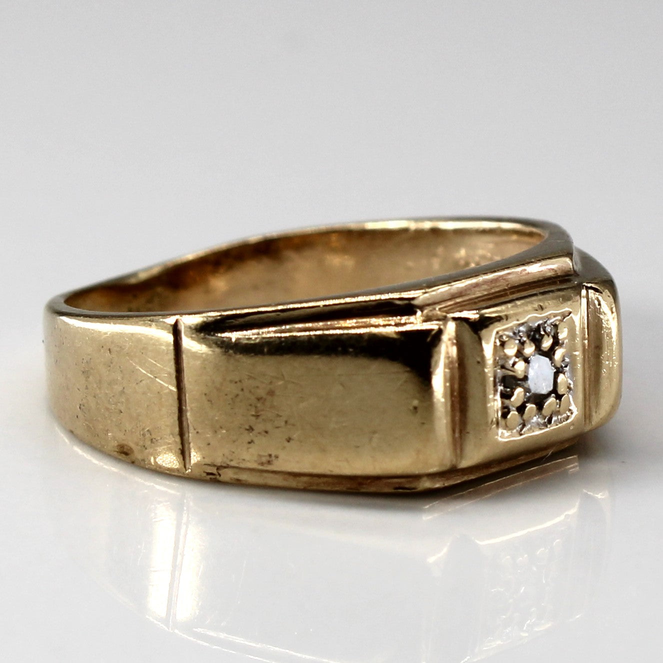 10k Gold Diamond Ring | 0.03ct | SZ 6.75 |