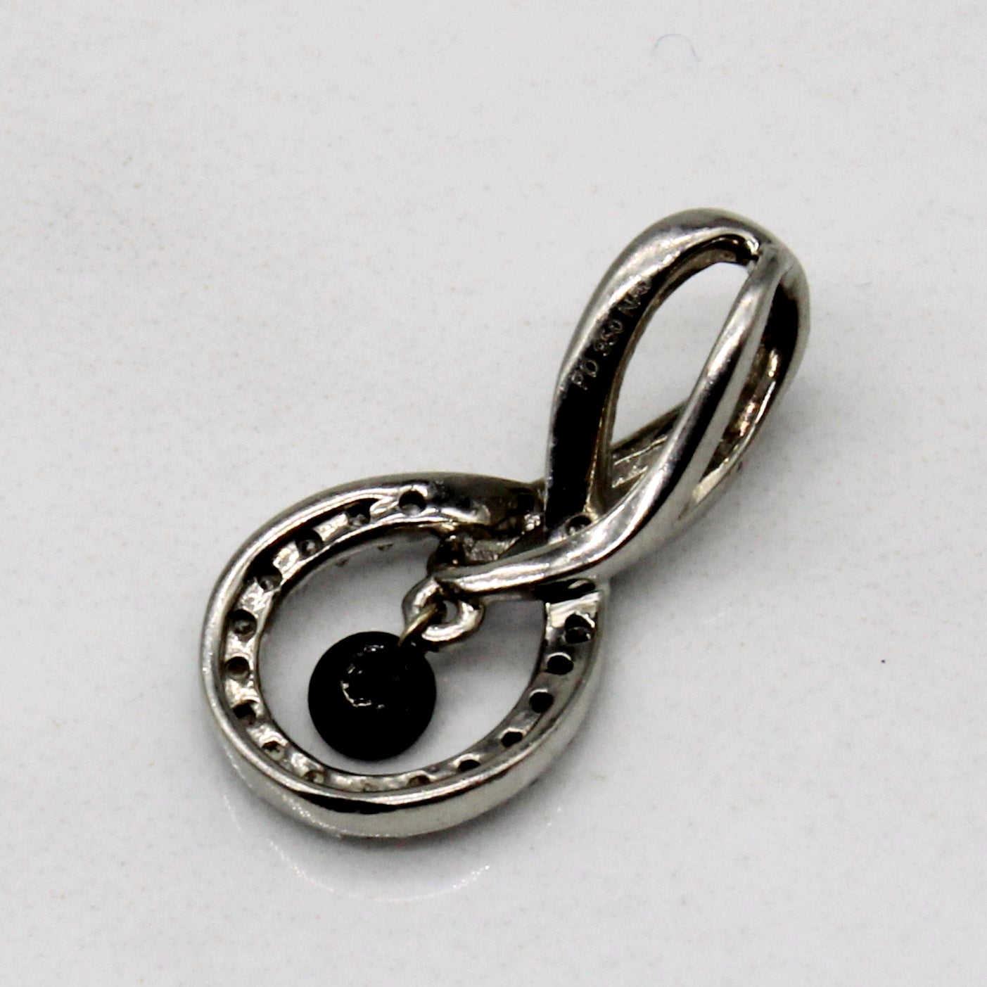 White & Black Diamond Pendant | 0.05ctw, 0.05ct |