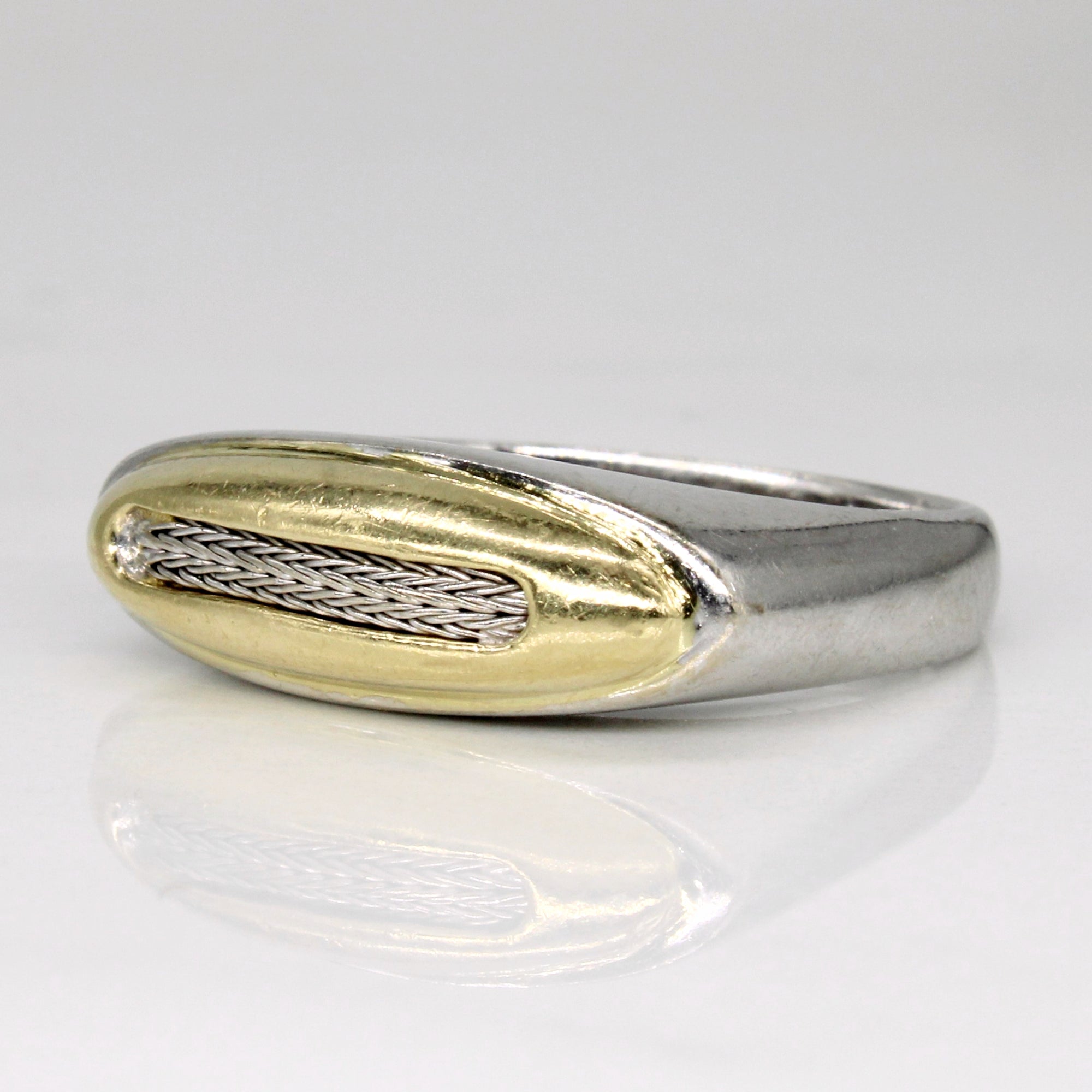 14k Two Tone Gold Ring | SZ 7.75 |