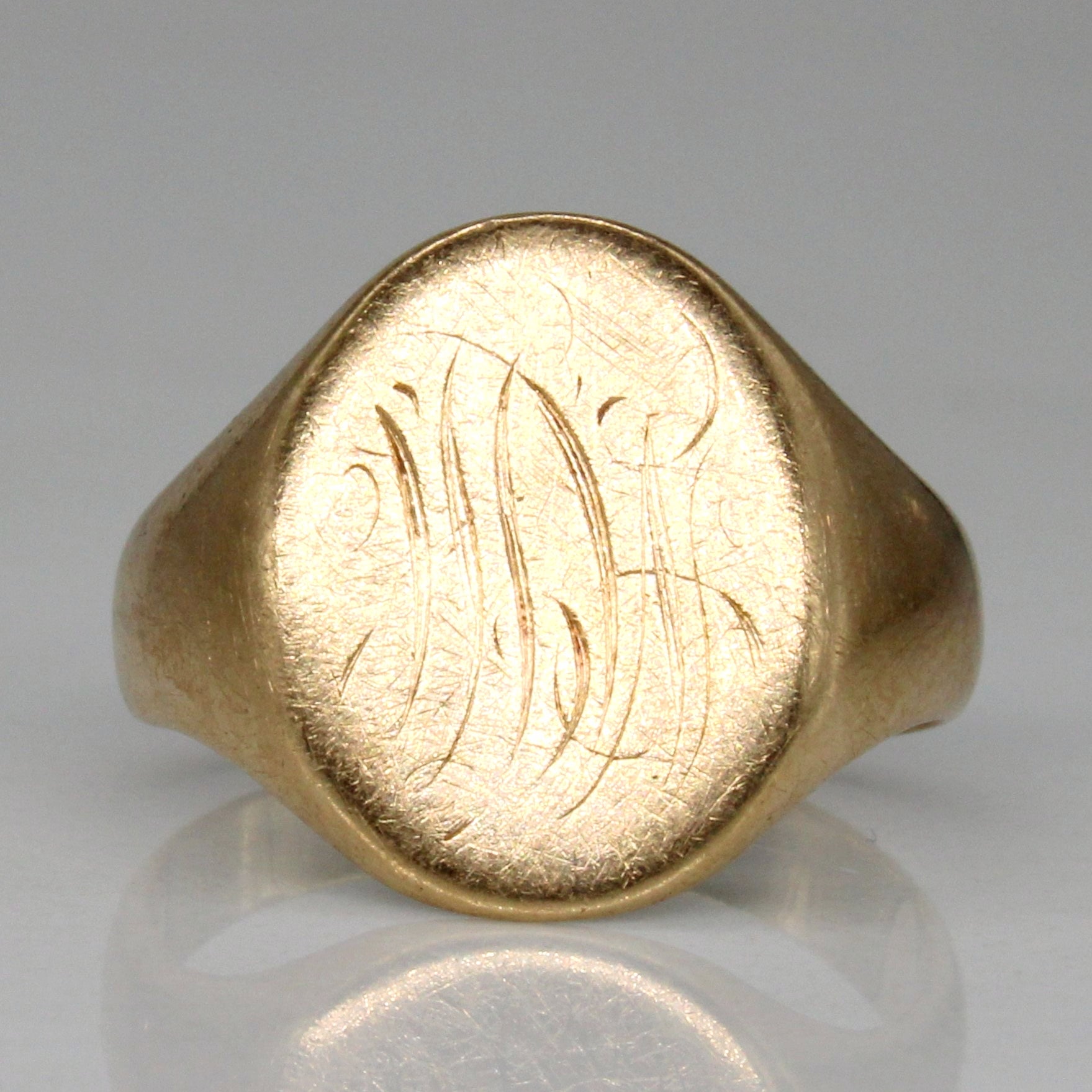 10k Yellow Gold Signet Ring | SZ 3 |