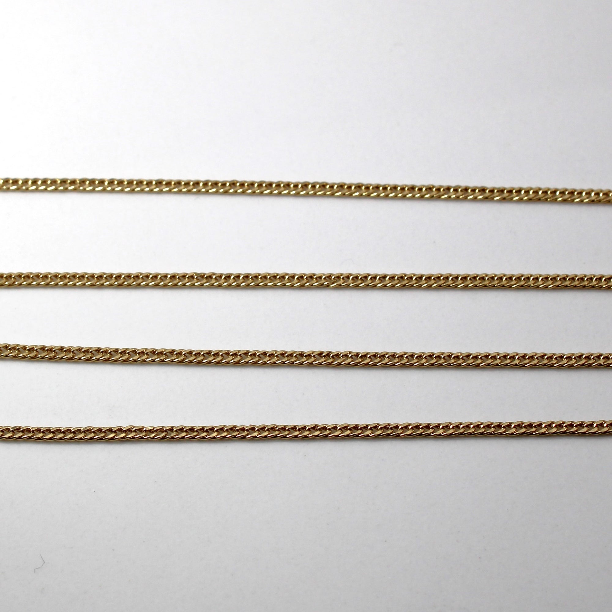 Yellow Gold Curb Link Chain | 23