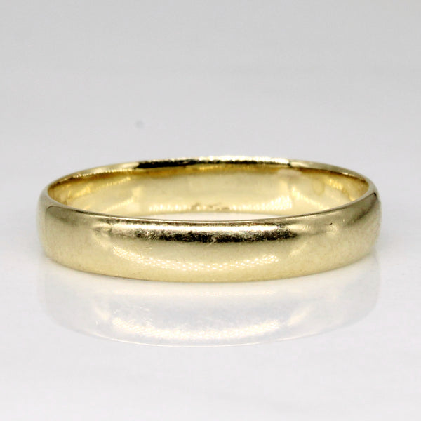 'Birks' 14k Yellow Gold Wedding Band | SZ 6.5 |