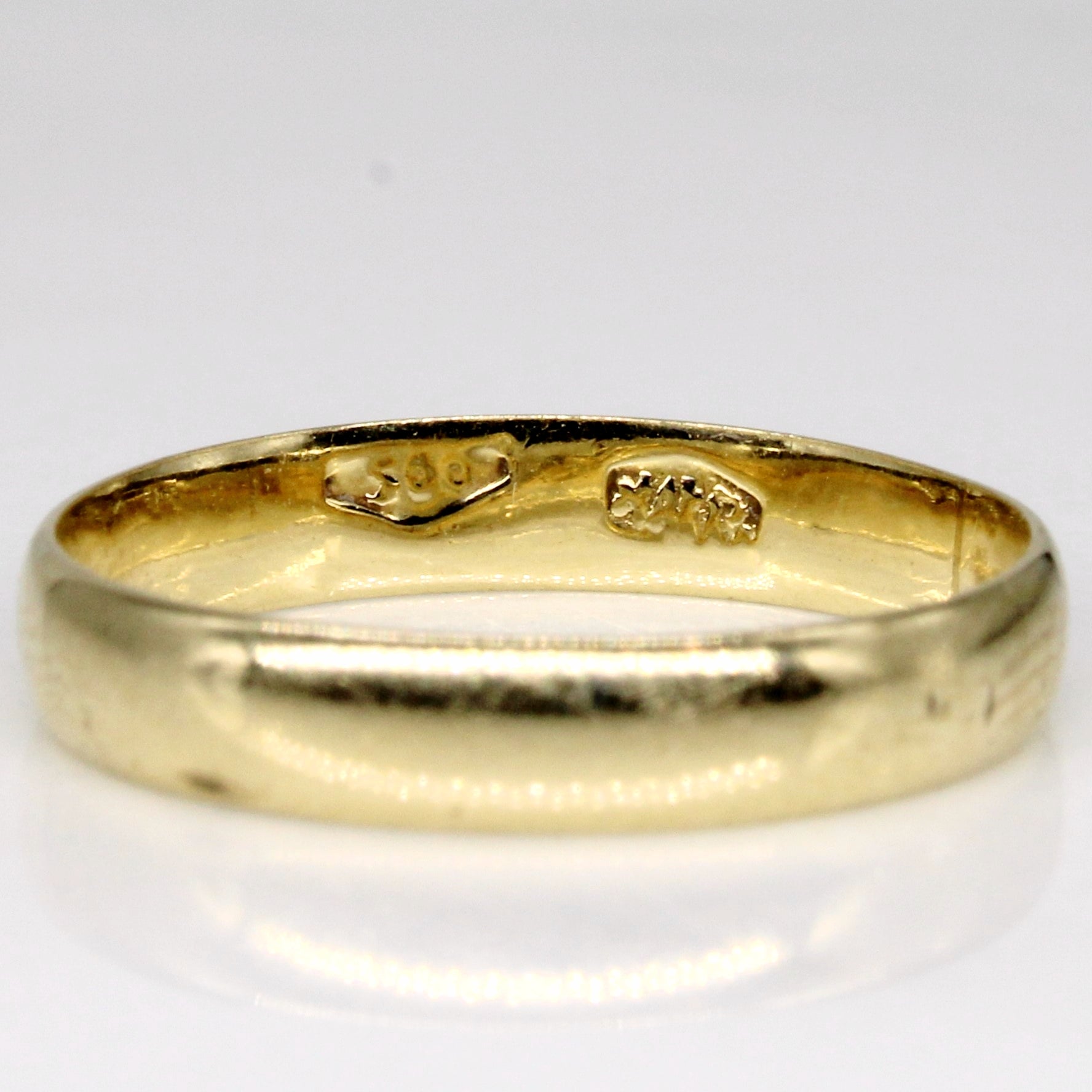 Alliance Birks en or jaune 14 carats | Taille 6,5 | 