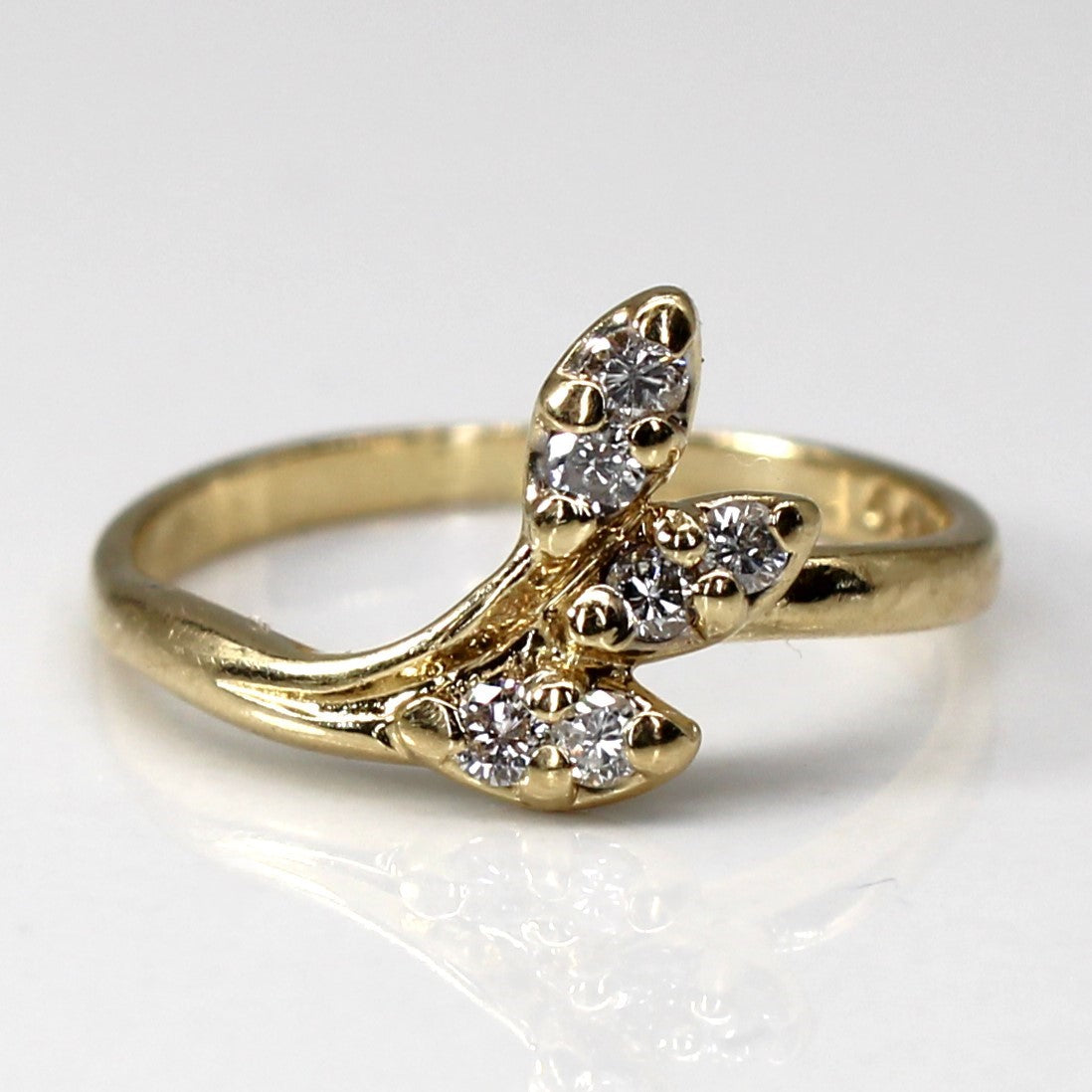 Bypass Diamond Ring | 0.12ctw | SZ 3.75 |