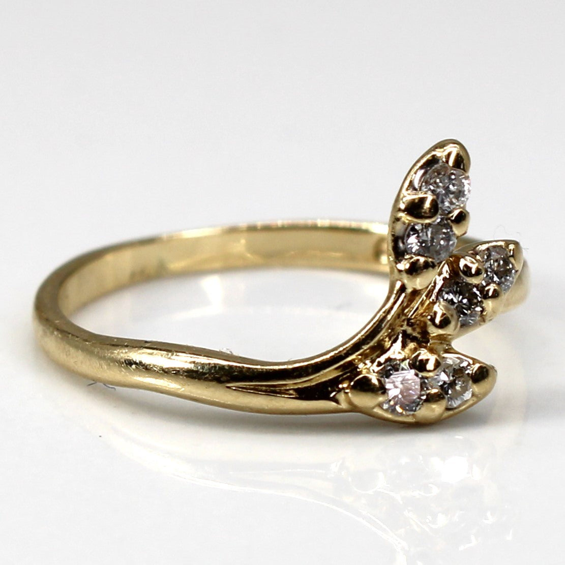 Bypass Diamond Ring | 0.12ctw | SZ 3.75 |