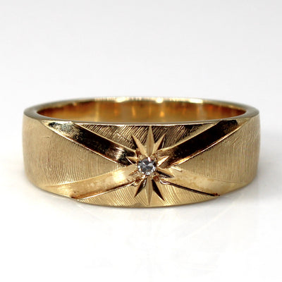 Starburst Diamond Band | 0.01ct | SZ 7 |