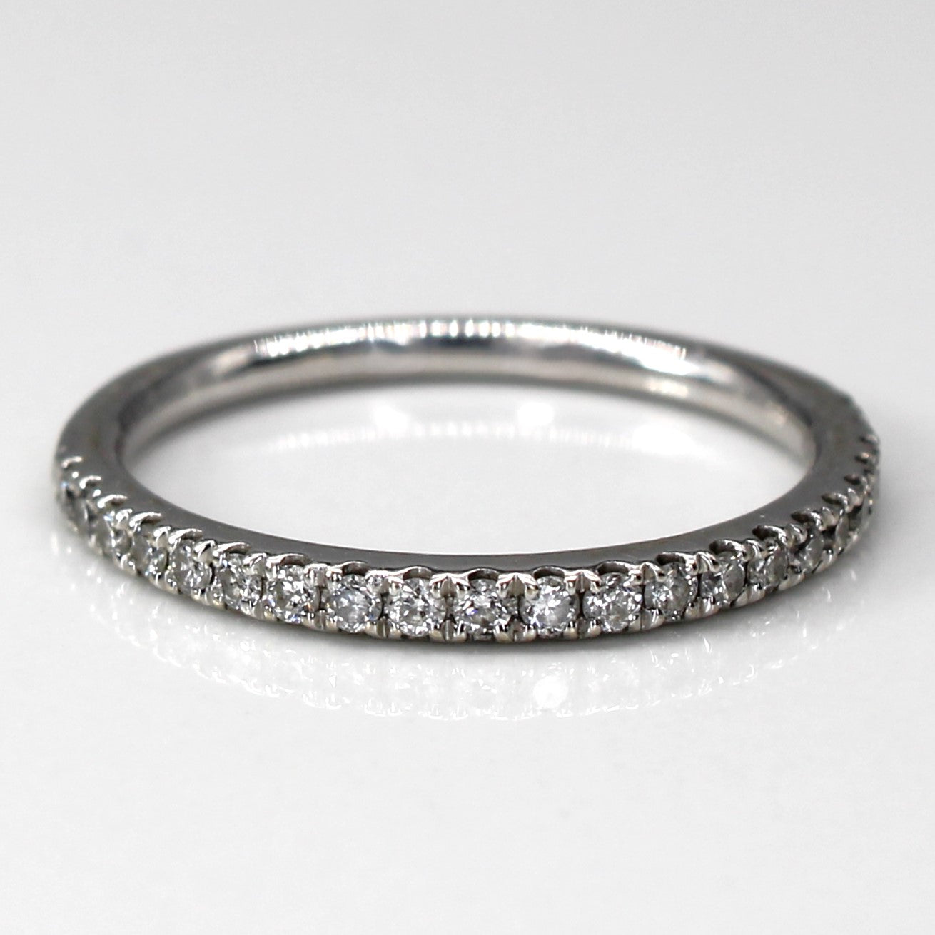 Pave Set Diamond Semi Eternity Ring | 0.20ctw | SZ 5.75 |