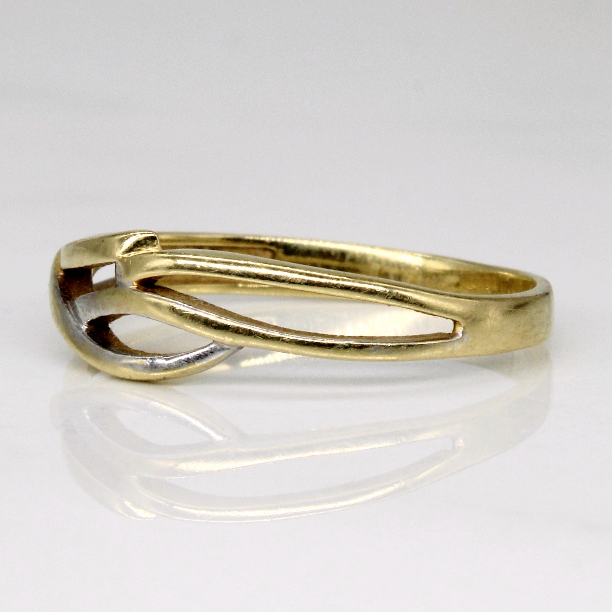 18k Two Tone Gold Ring | SZ 7.75 |