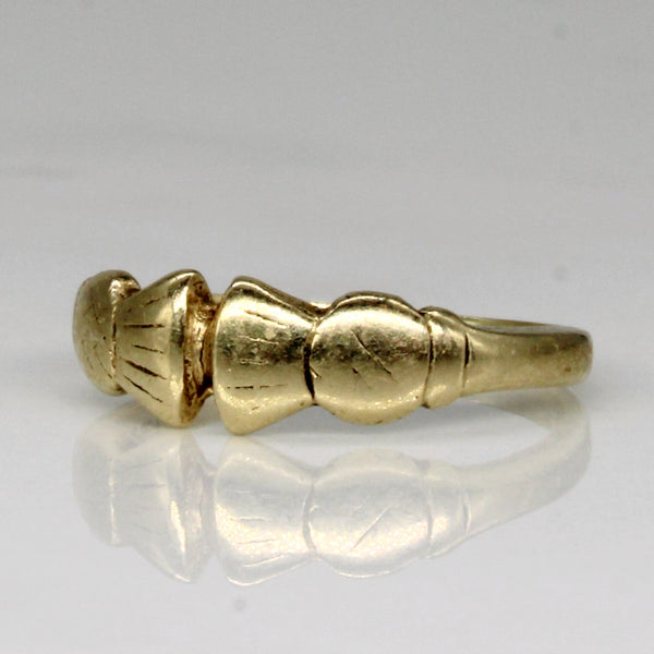 9k Yellow Gold Ring | SZ 2.5 |