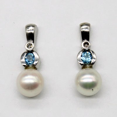 Multi Gem Earrings | 0.20ctw |