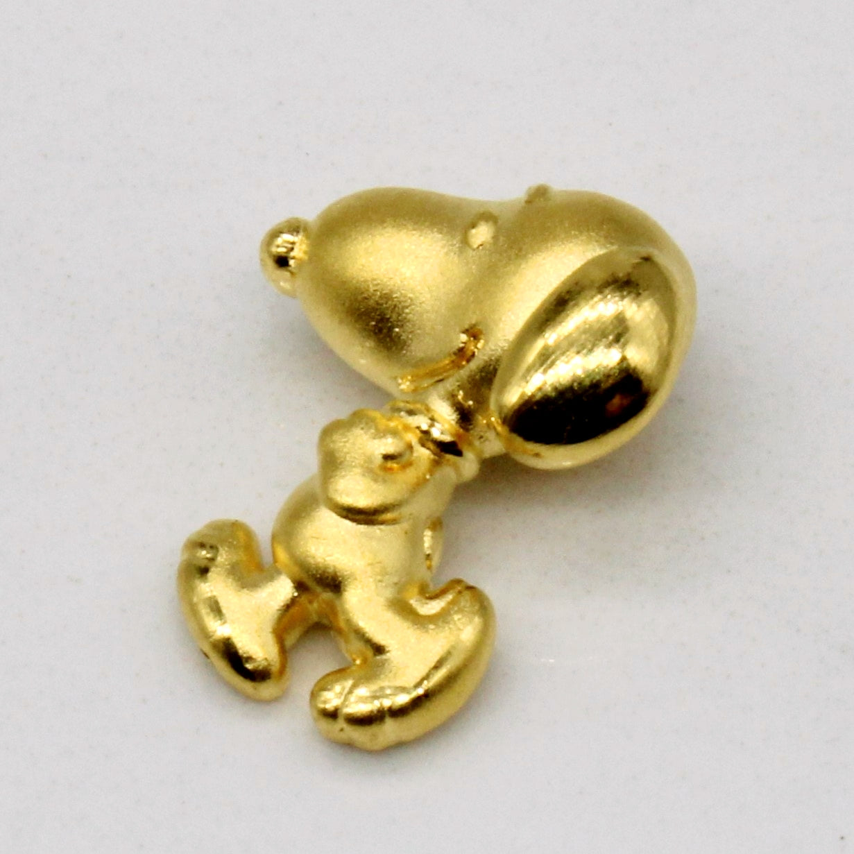 24k Yellow Gold Snoopy Charm