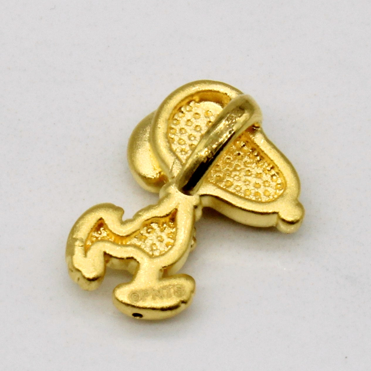 24k Yellow Gold Snoopy Charm