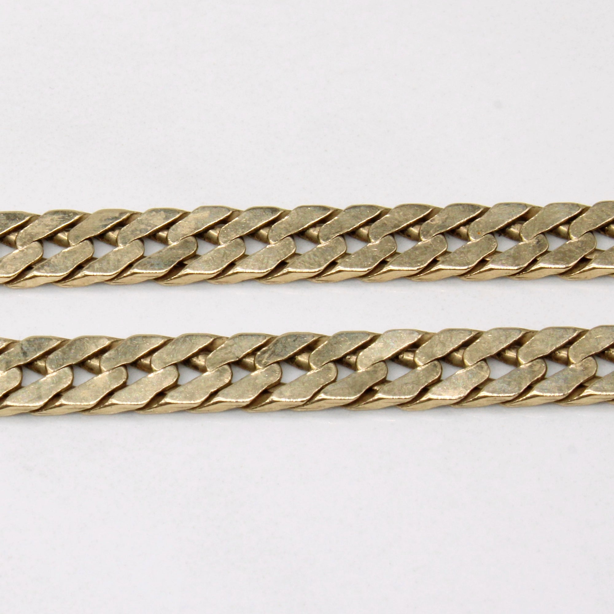 10k Yellow Gold Cuban Link Chain | 21