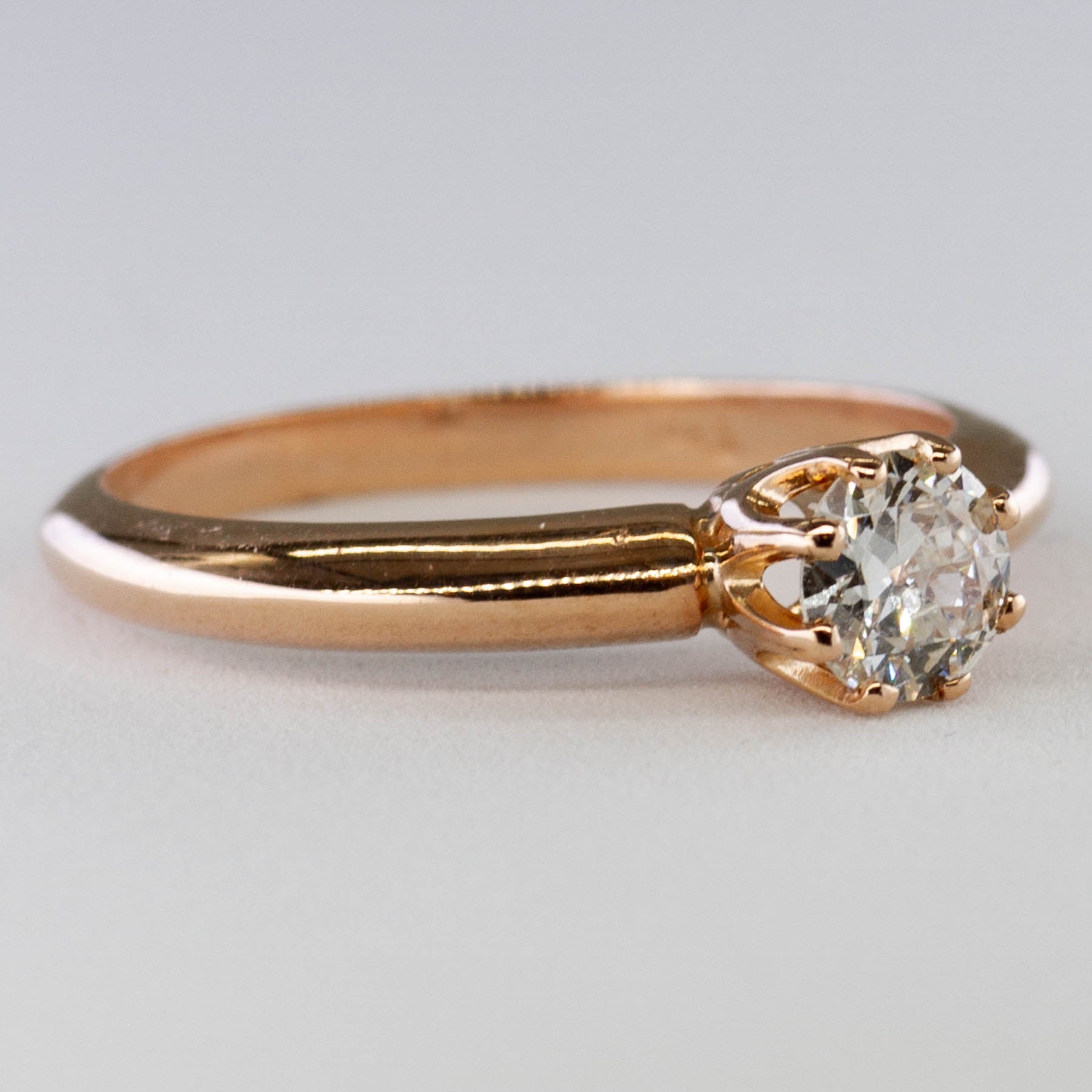 '100 Ways' Eight Prong Old European Diamond Engagement Ring | 0.35ct | SZ 6.25 |