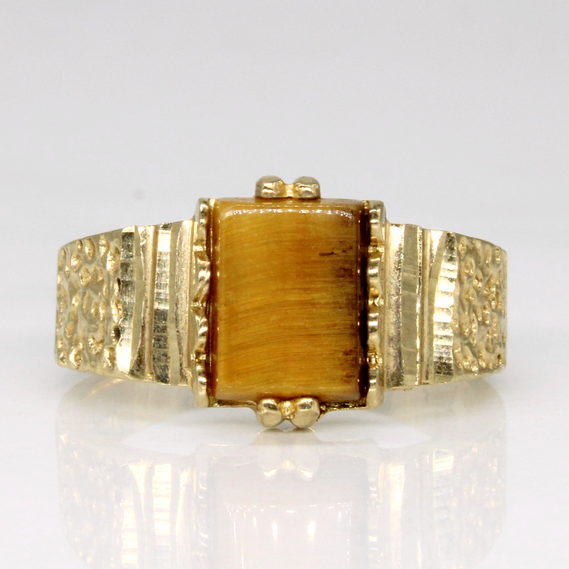 Tiger's Eye Cocktail Ring | 0.76ct | SZ 5.5 |