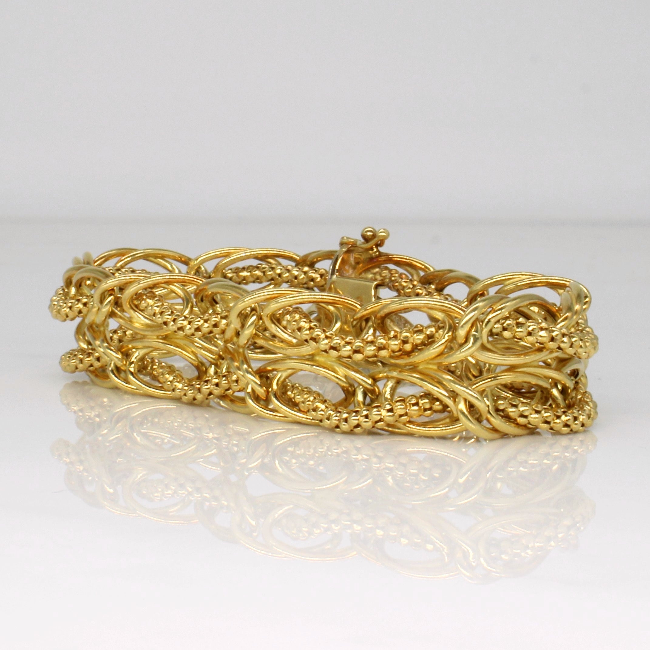 18k Yellow Gold Bracelet | 7.5" |