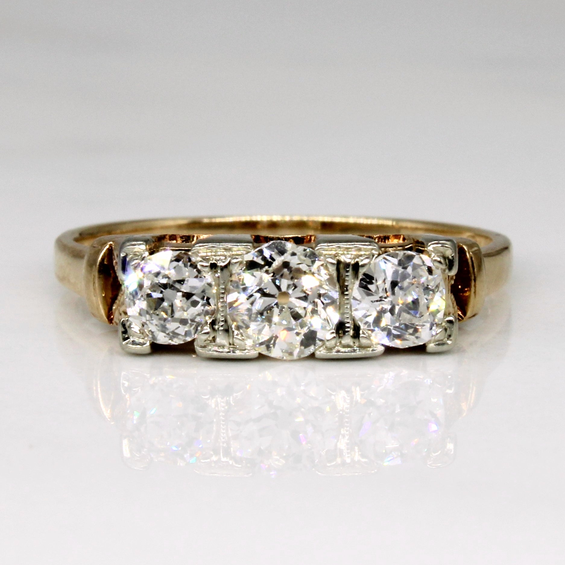 Three Stone Diamond Ring | 0.49ctw | SZ 6 |