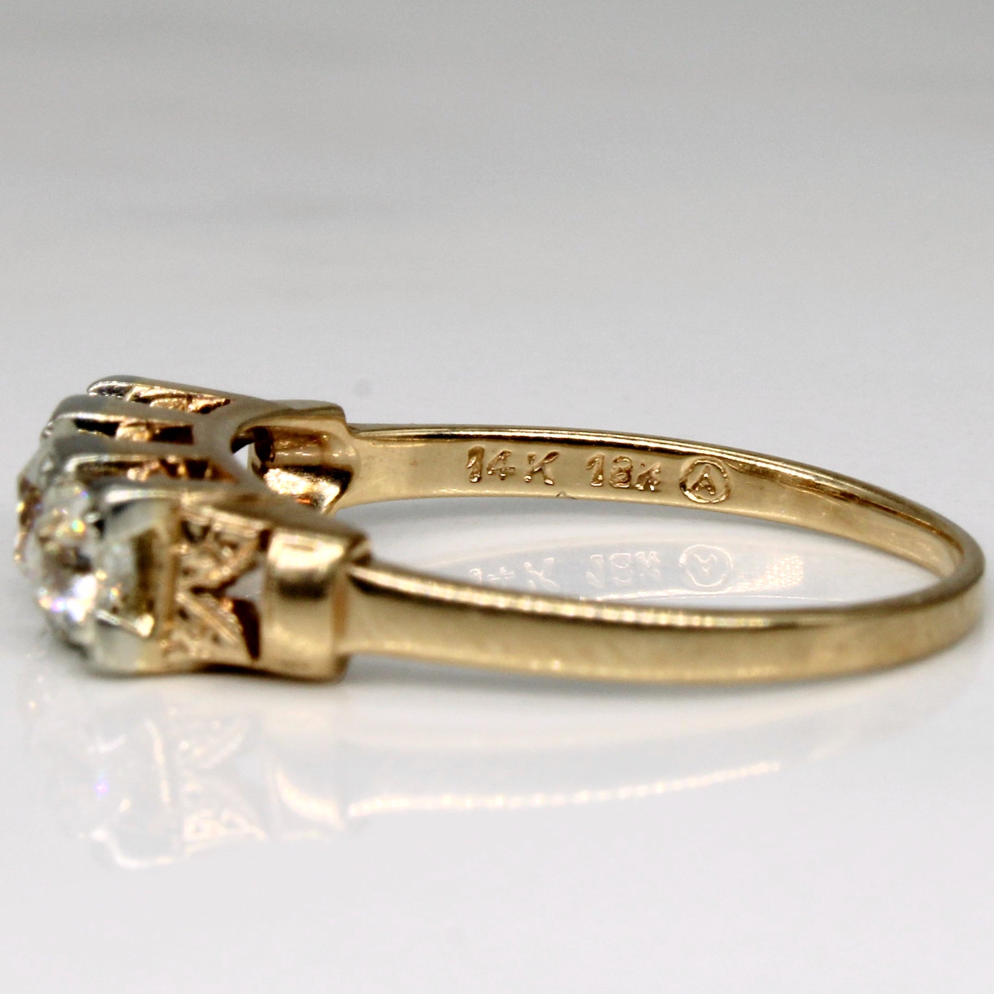 Three Stone Diamond Ring | 0.49ctw | SZ 6 |