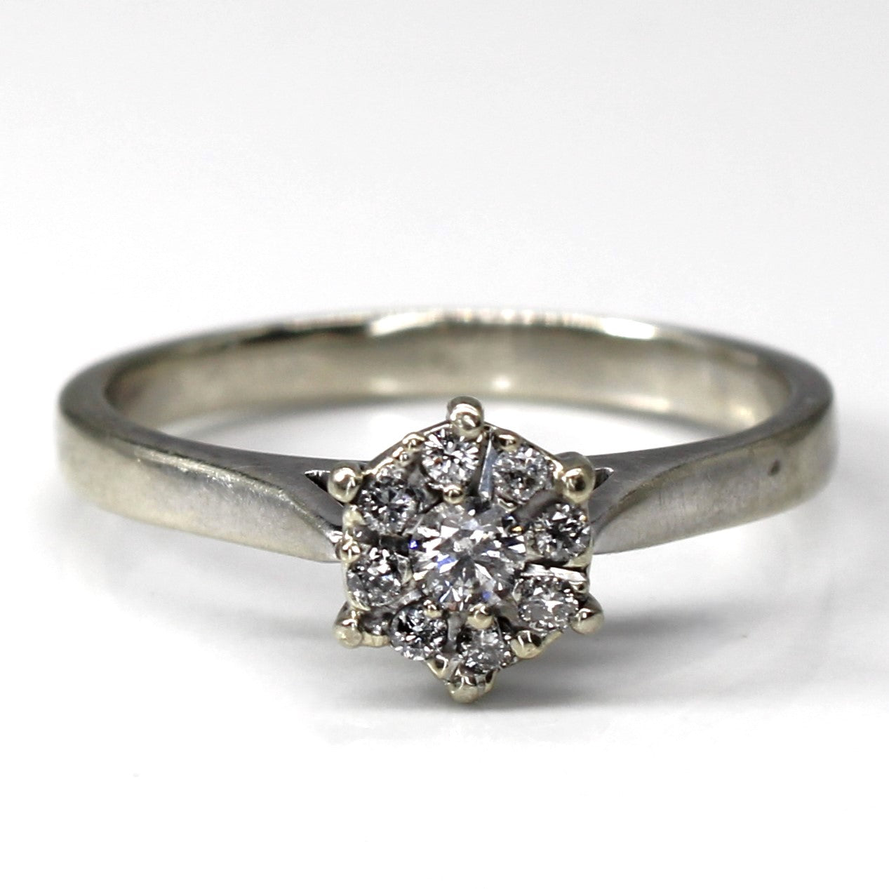 Cluster Set Diamond Ring | 0.15ctw | SZ 6.5 |