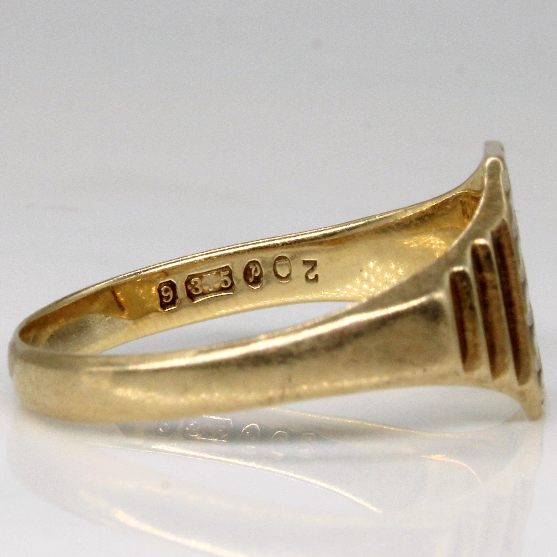 9k Yellow Gold Ring | SZ 11.75 |