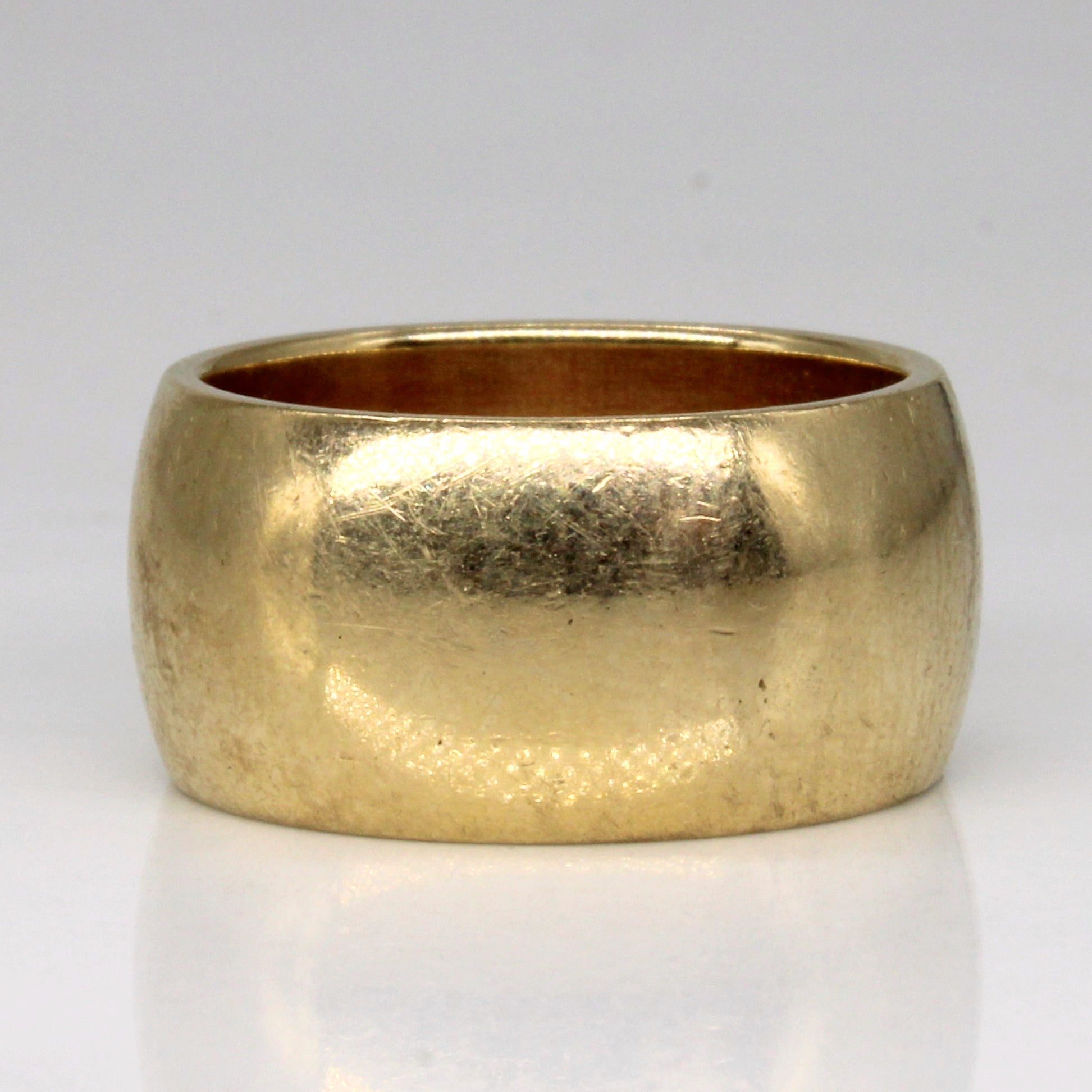 10k Yellow Gold Wide Band | SZ 6.5 |