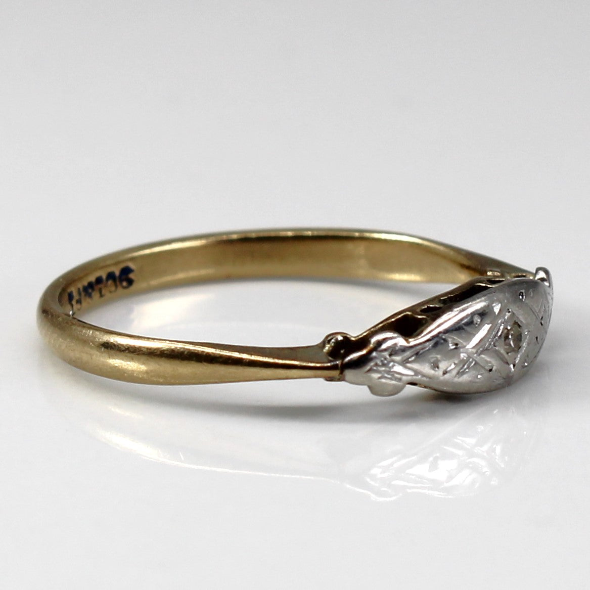 Vintage Diamond Ring | 0.01ct | SZ 7 |