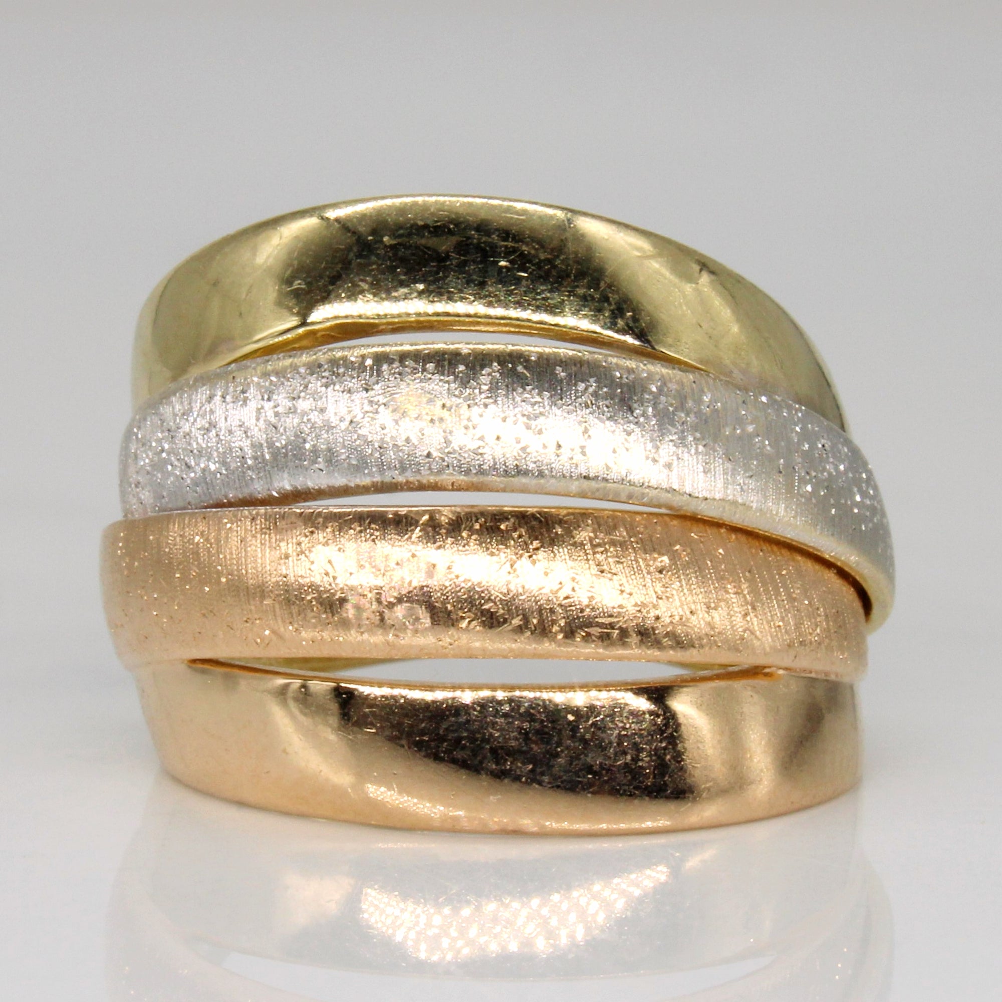 14k Tri Tone Gold Ring | SZ 8 |