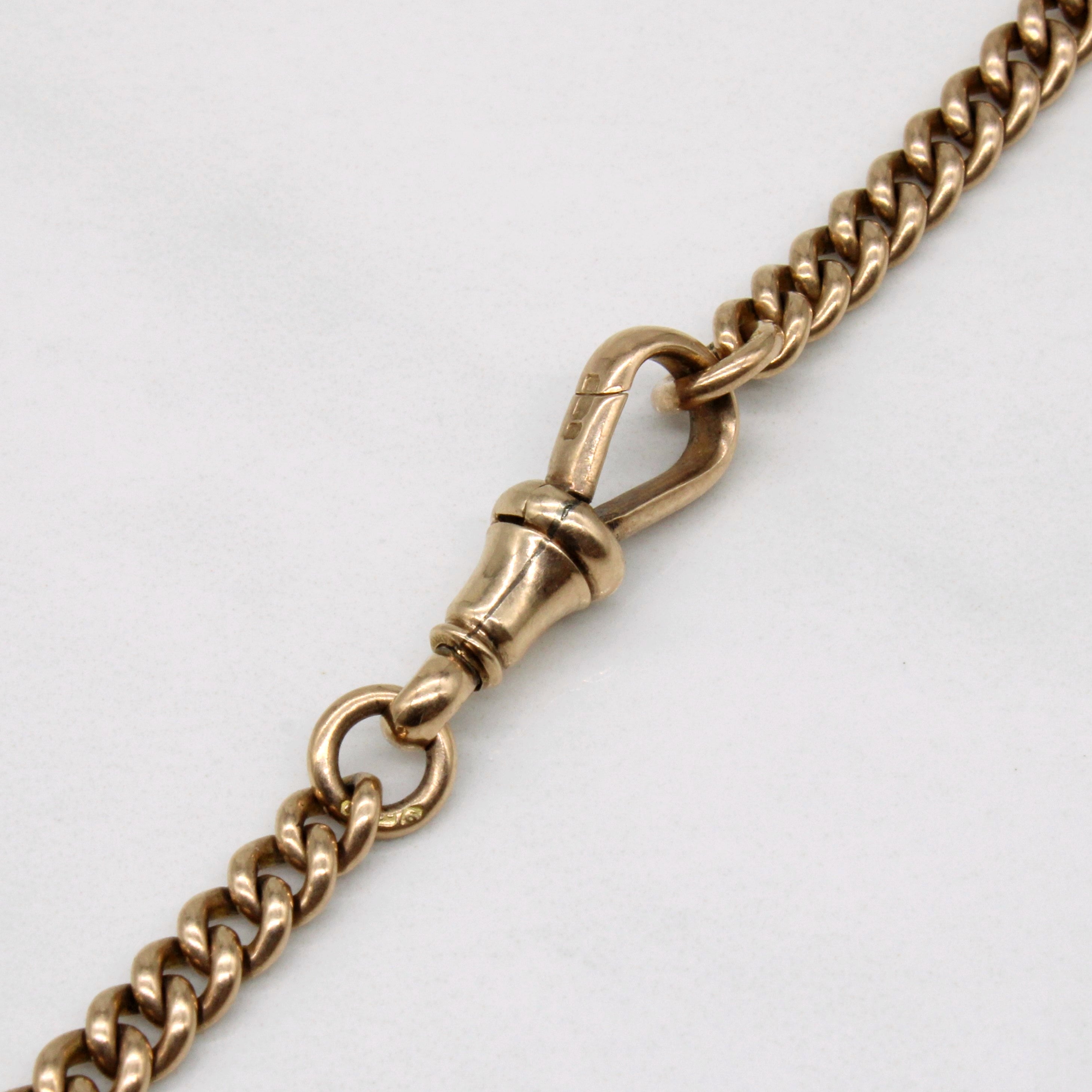 9k Yellow Gold Watch Chain | 13" |