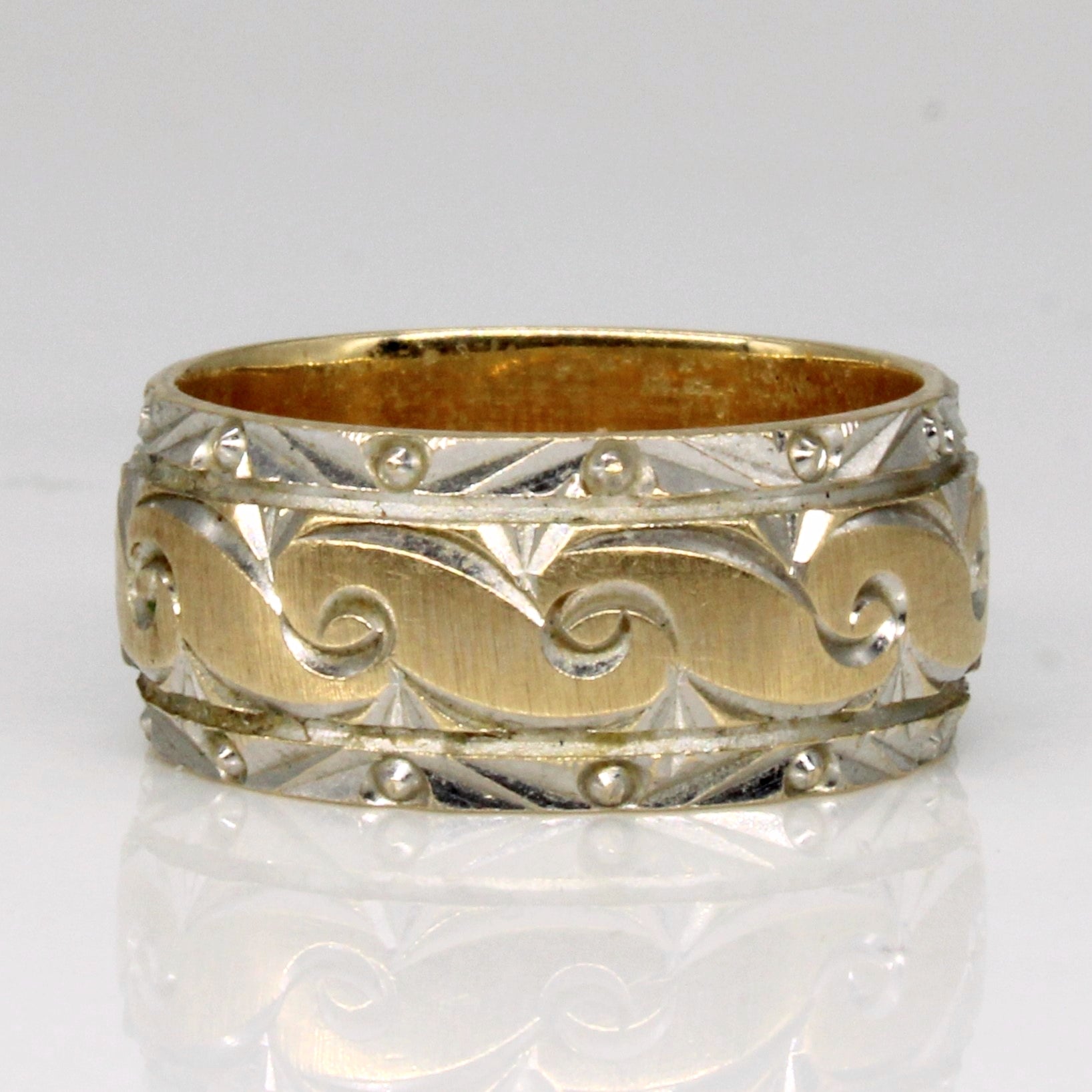 14k Two Tone Gold Ring | SZ 4.75 |
