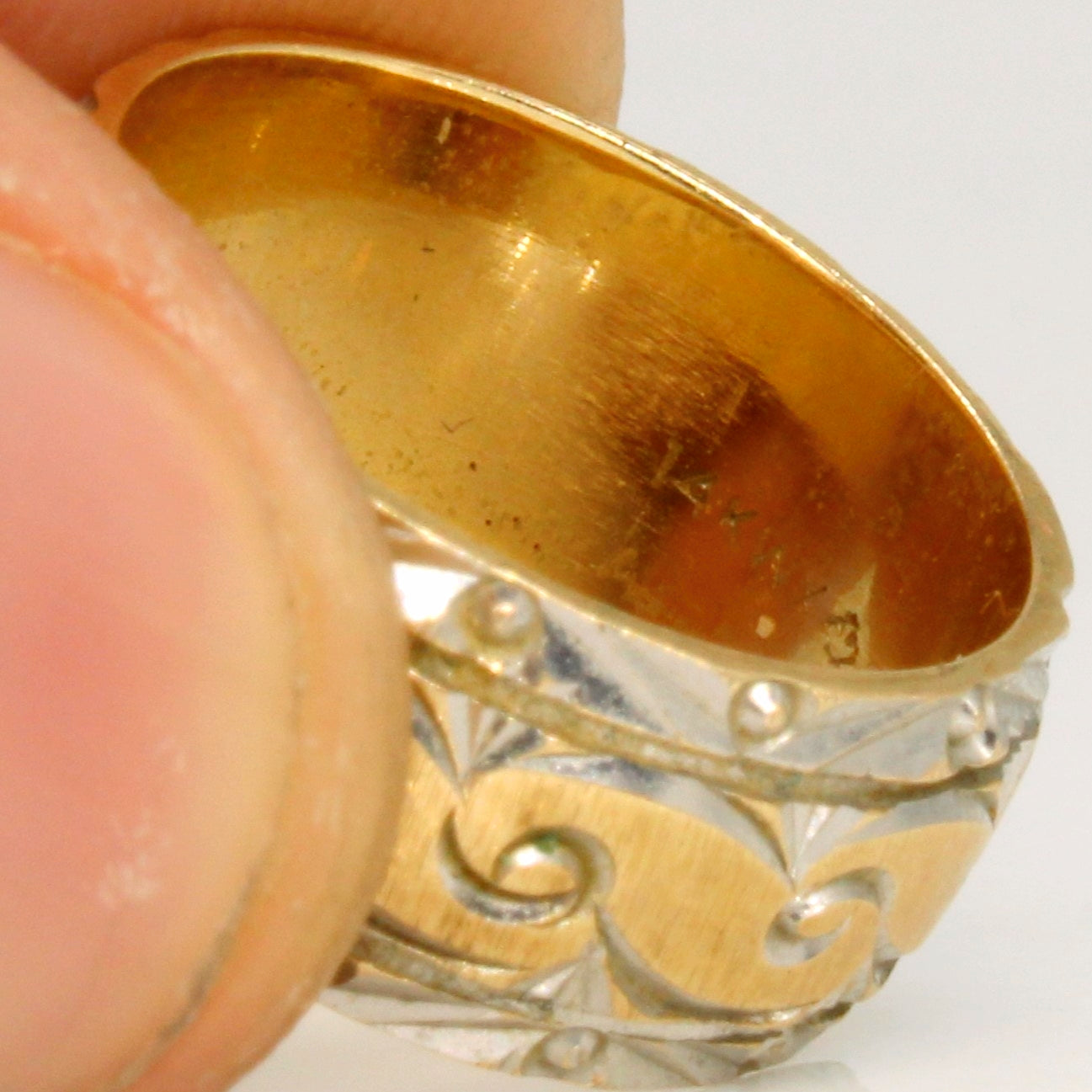 14k Two Tone Gold Ring | SZ 4.75 |