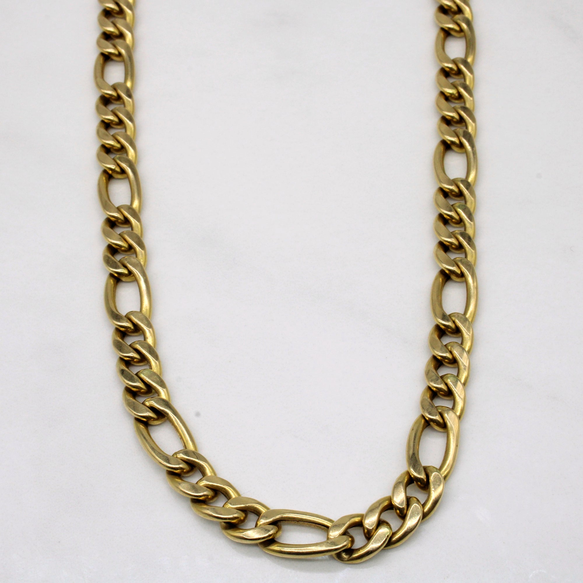 14k Yellow Gold Figaro Chain | 20